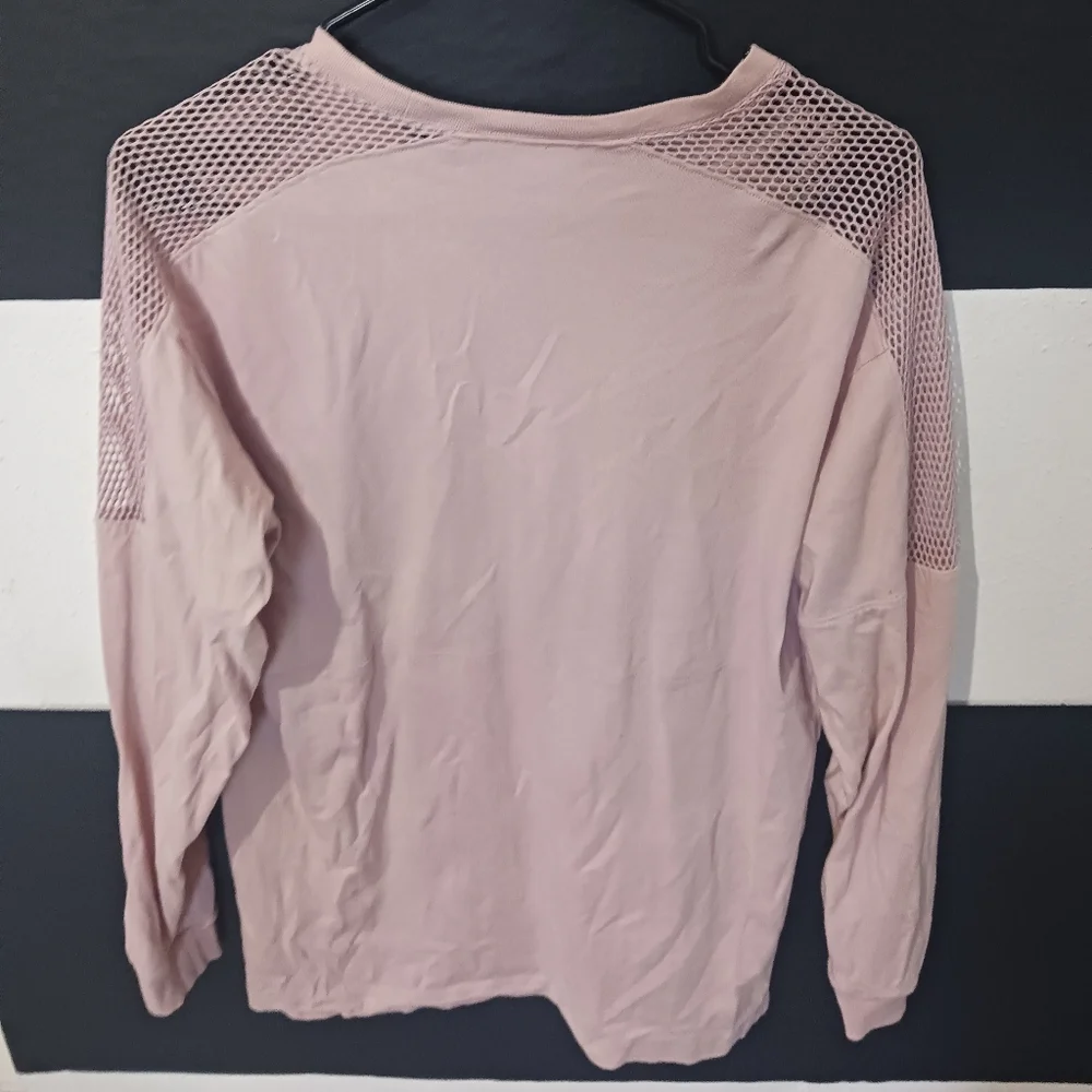 PINK Victoria's Secret Women doggie mesh long sleeve shirt - Picture 4 of 7